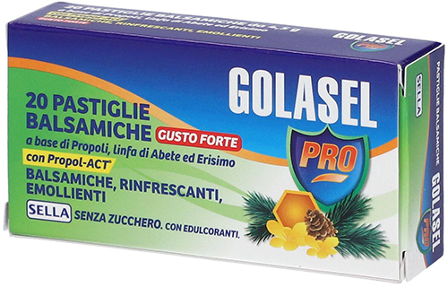 GOLASEL PRO 20 PASTIGLIE BALSAMICHE FORTI - FarmaLucia