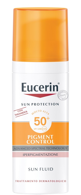 EUCERIN SUN PROTECTION SPF 50+ PIGMENT CONTROL SUN FLUID 50 ML - FarmaLucia