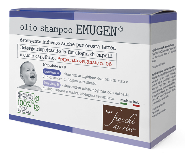 FIOCCHI DI RISO EMUGEN OLIO SHAMPOO ULTRADELICATO 45 ML - FarmaLucia