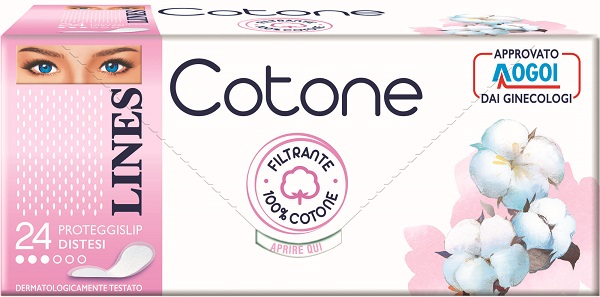 LINES COTONE PROTEGGISLIP DISTESI 24 PEZZI - FarmaLucia