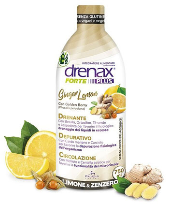 DRENAX FORTE PLUS GINGER LEMON 750 ML - FarmaLucia
