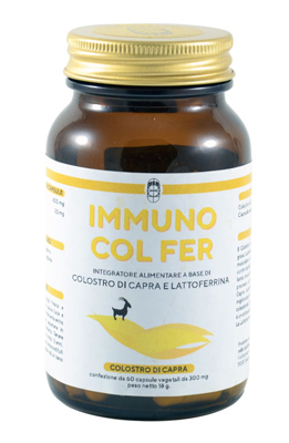 IMMUNO COL FER COLOSTRO DI CAPRA 60 CAPSULE VEGETALI - FarmaLucia