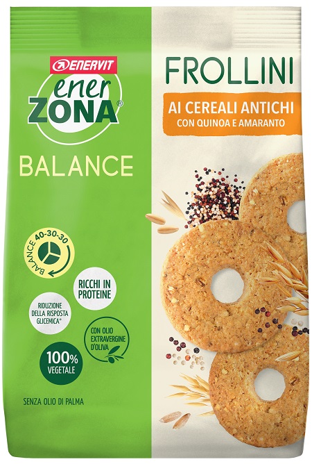 ENERZONA FROLLINI VEG CEREALI ANTICHI 250 G - FarmaLucia