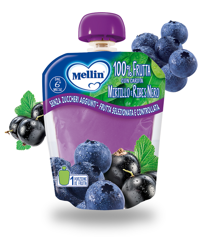 MELLIN POUCH MIRTILLO/RIBES 90 G - FarmaLucia