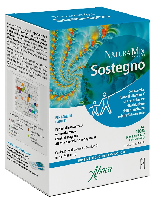 NATURA MIX ADVANCED SOSTEGNO OROSOLUBILE 20 BUSTINE - FarmaLucia