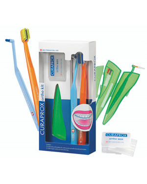 CURAPROX ORTHO KIT 1 SET COMPOSTO DA CS 5460 ORTHO+CS 1009 SINGLE+CPS ORTHO POCKET SET+ORTHO WAX - FarmaLucia