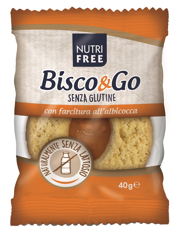 NUTRIFREE BISCO&GO CON FARCITURA ALL'ALBICOCCA 40 G - FarmaLucia