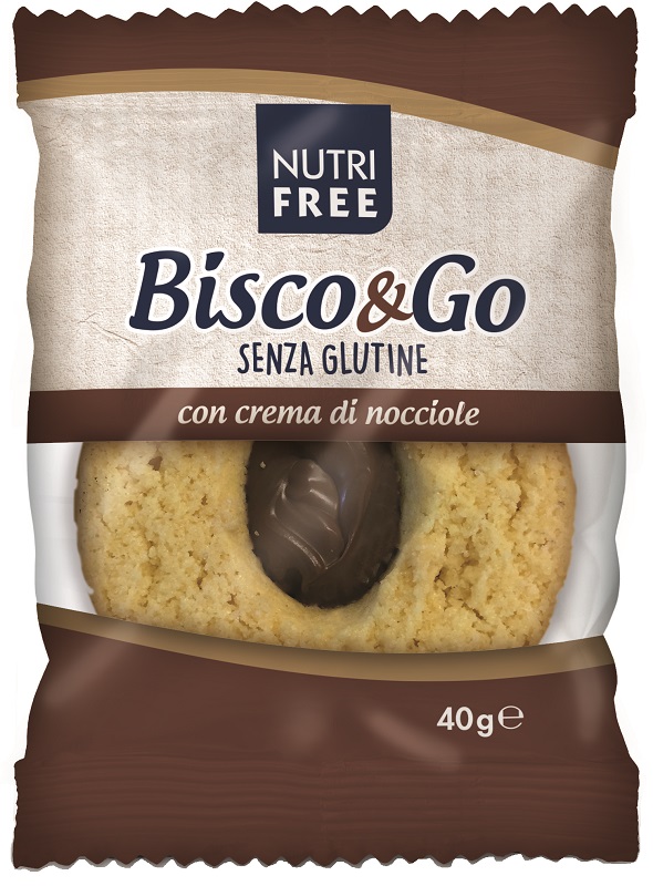 NUTRIFREE BISCO&GO CON CREMA DI NOCCIOLE 40 G - FarmaLucia