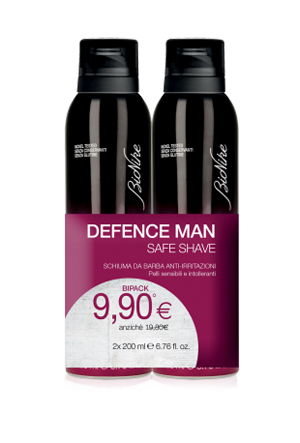 DEFENCE MAN BIPACK SCHIUMA BARBA 2 X 200 ML - FarmaLucia