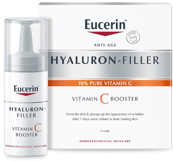 EUCERIN HYALURON-FILLER VITAMIN C BOOSTER 3 X 8 ML - FarmaLucia