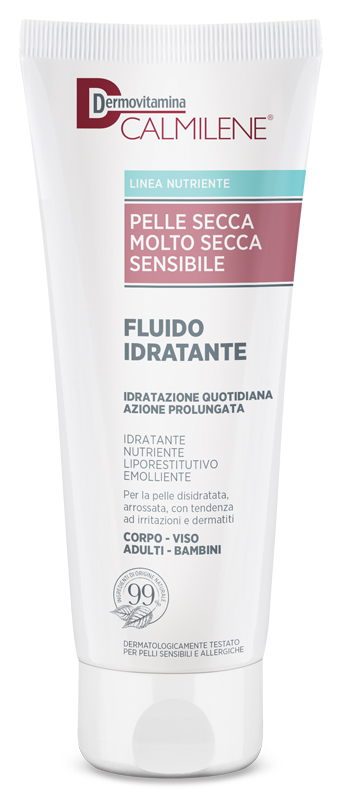 DERMOVITAMINA CALMILENE FLUIDO IDRATANTE PER PELLE SECCA, MOLTO SECCA E SENSIBILE 250 ML - FarmaLucia