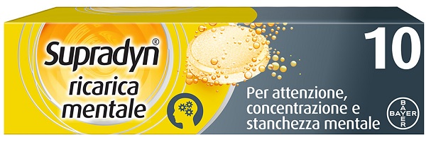 SUPRADYN RICARICA MENTALE 10 COMPRESSE - FarmaLucia