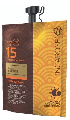 INCAROSE MAXI BRONZE SUN CREAM SPF15 50 ML - FarmaLucia