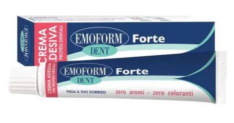 CREMA ADESIVA EMOFORM DENT FORTE PER PROTESI DENTALI 70 G - FarmaLucia
