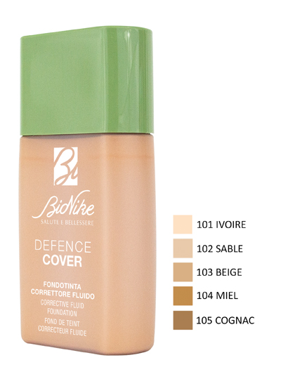 DEFENCE COVER FONDOTINTA CORRETTORE FLUIDO 103 40 ML - FarmaLucia