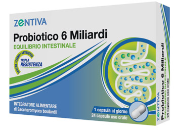 ZENTIVA PROBIOTICO 6 MILIARDI 24 CAPSULE VEGETALI - FarmaLucia