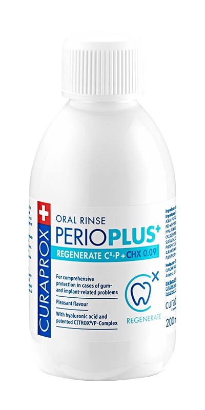 CURAPROX PERIOPLUS+ REGENERATE CHX 0,09% 200 ML - FarmaLucia