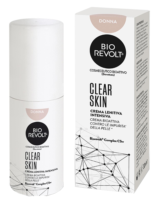 BIOREVOLT RX CLEAR SKIN DONNA CREMA LENITIVA INTENSIVA BIOATTIVA PER PELLI IMPURE 30 ML - FarmaLucia