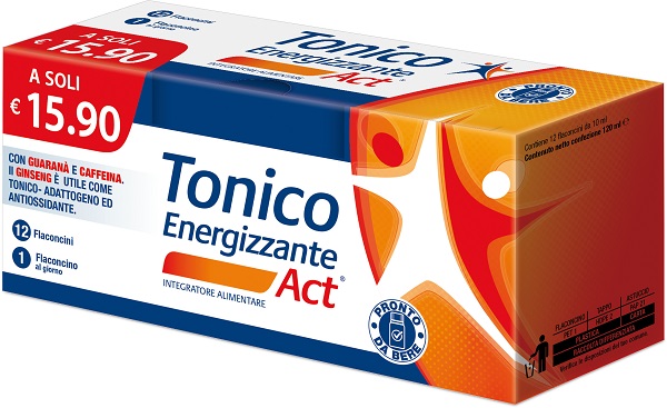 TONICO ENERGIZZANTE ACT 12 FLACONCINI DA 10 ML - FarmaLucia