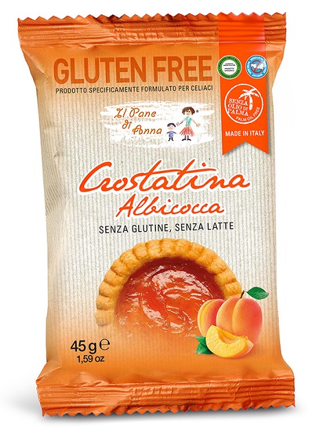 IL PANE DI ANNA CROSTATINA ALL'ALBICOCCA SENZA LATTE 45 G - FarmaLucia