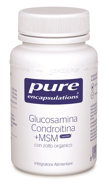PURE ENCAPSULATIONS GLUCOSAMINA CONDROITINA + MSM 30 CAPSULE - FarmaLucia