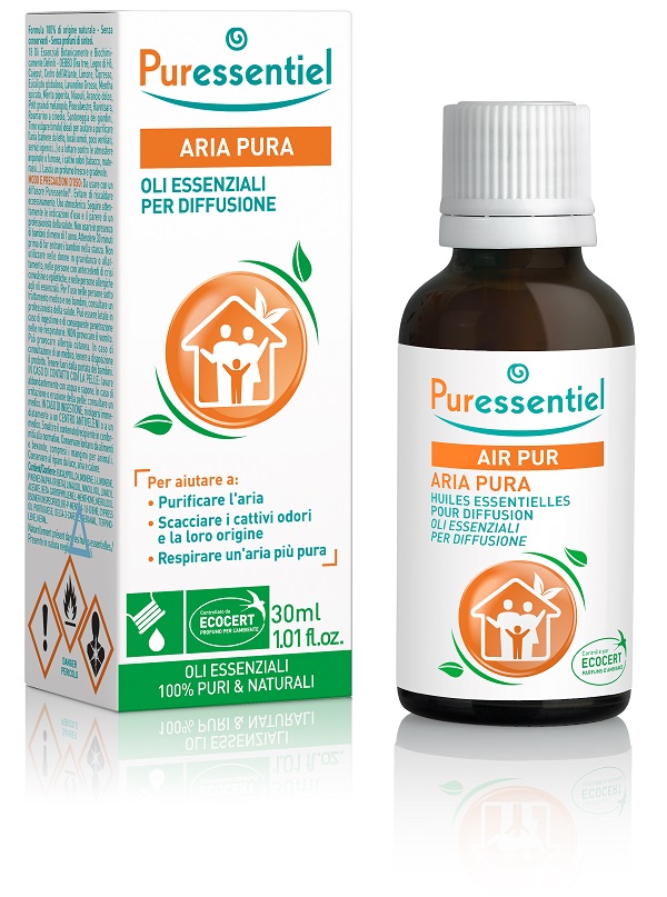 PURESSENTIEL MISCELA PER DIFFUSIONE ARIA PURA CERTIFICATA ECOCERT 30 ML - FarmaLucia