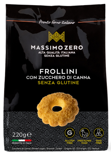 MASSIMO ZERO FROLLINI ZUCCHERO DI CANNA 220 G - FarmaLucia