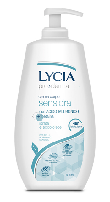 LYCIA PRODERMA CREMA CORPO SENSIDRA 400 ML - FarmaLucia