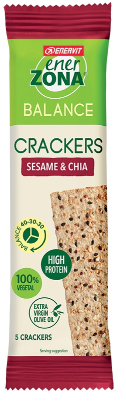 ENERZONA CRACKERS SESAME & CHIA 25 G - FarmaLucia