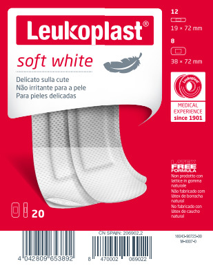 LEUKOPLAST SOFT WHITE 20 PEZZI ASSORTITI - FarmaLucia