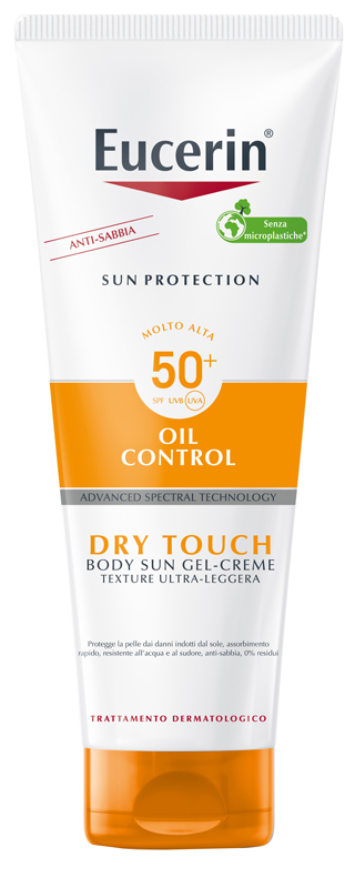 EUCERIN SUN PROTECTION OIL CONTROL DRY TOUCH SPF 50+ SUN GEL CREME 200 ML - FarmaLucia