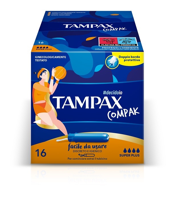 TAMPAX COMPAK ASSORBENTE INTERNO SUPER PLUS 16 PEZZI - FarmaLucia