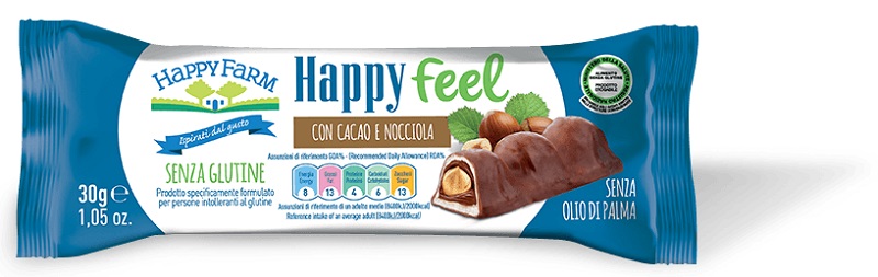 HAPPY FARM HAPPY FEEL CACAO E NOCCIOLA MONO 30 G - FarmaLucia