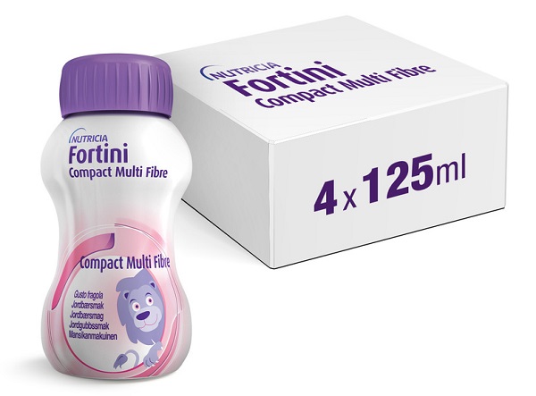 FORTINI COMPACT MULTI FIBRE FRAGOLA 4 PEZZI 125 G - FarmaLucia