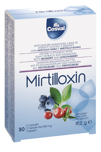 MIRTILLOXIN 30 CAPSULE - FarmaLucia