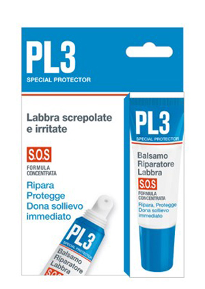 PL3 BALSAMO RIPARATORE LABBRA SOS CON ASTUCCIO 7,5 ML - FarmaLucia