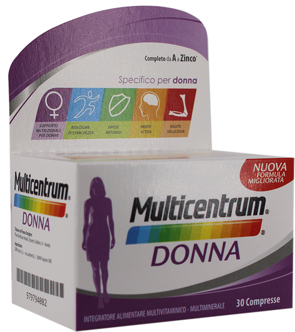 MULTICENTRUM DONNA 30 COMPRESSE - FarmaLucia
