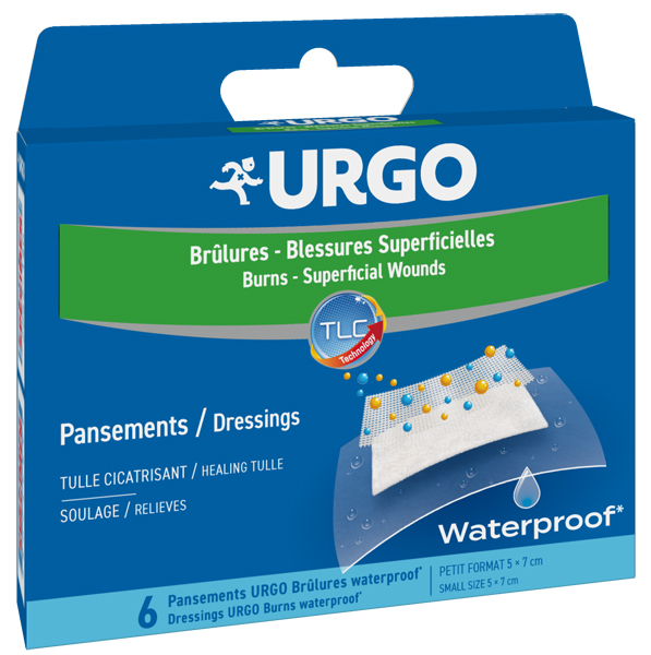 URGO USTIONI SUPERFICIALI WATERPROOF 5 X 7 CM 6 PEZZI - FarmaLucia