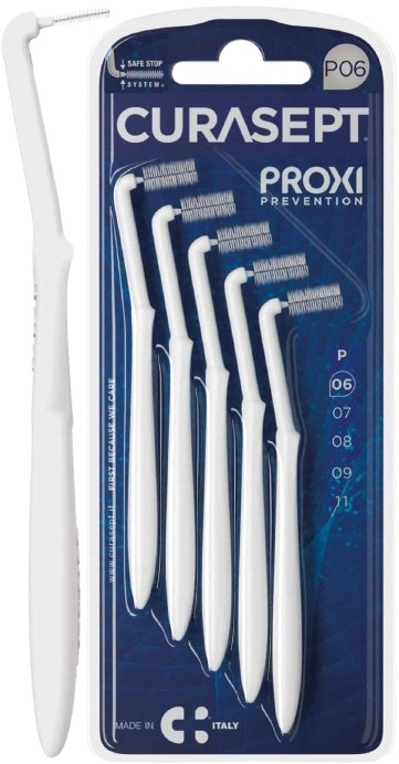 CURASEPT PROXI ANGLE P06 BIANCO/WHITE 5 PEZZI - FarmaLucia