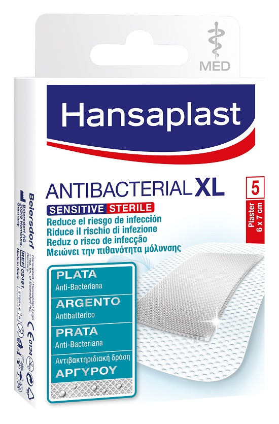 HANSAPLAST SENSITIVE EXTRA LARGE SILVER 5 PEZZI - FarmaLucia