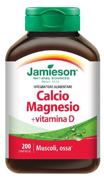 JAMIESON CALCIO MAGNESIO CON VITAMINA D 200 COMPRESSE - FarmaLucia