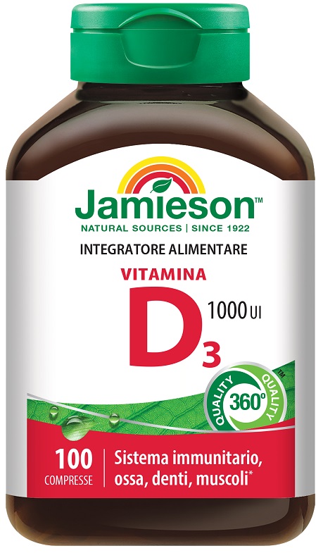 JAMIESON VITAMINA D3 1000 100 COMPRESSE - FarmaLucia