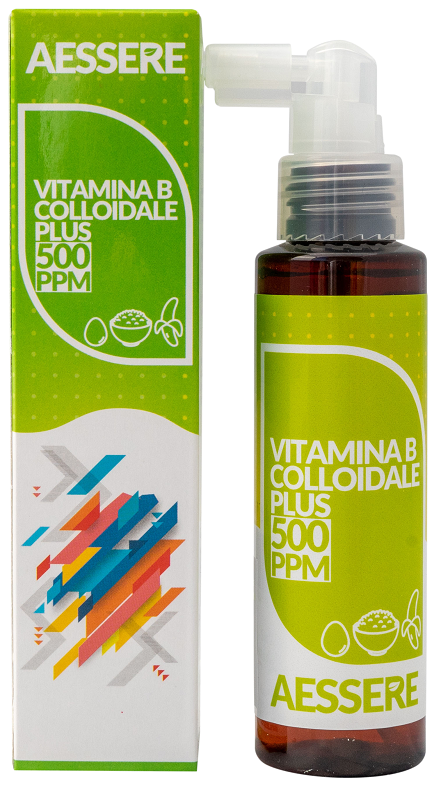 VITAMINA B COLLOIDALE PLUS SPRAY 500PPM 100 ML - FarmaLucia