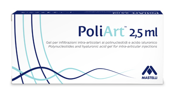 SIRINGA INTRA-ARTICOLARE PRERIEMPITA POLIART 2,5ML POLINUCLEOTIDI 10MG/ML E ACIDO IALURONICO 10MG/ML 2,5 ML - FarmaLucia