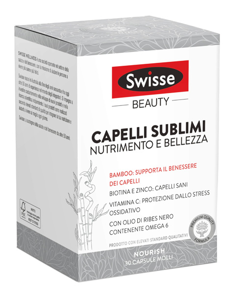 SWISSE CAPELLI SUBLIMI 30 CAPSULE - FarmaLucia