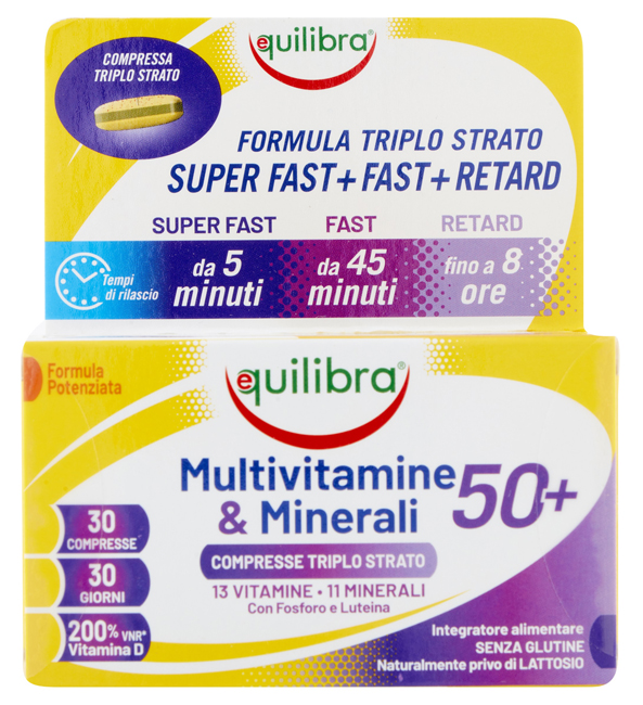 MULTIVITAMINE&MINERALI 50+ 30 COMPRESSE - FarmaLucia