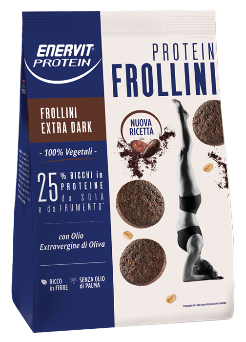 ENERVIT PROTEIN FROLLINI EXTRA DARK 200 G - FarmaLucia