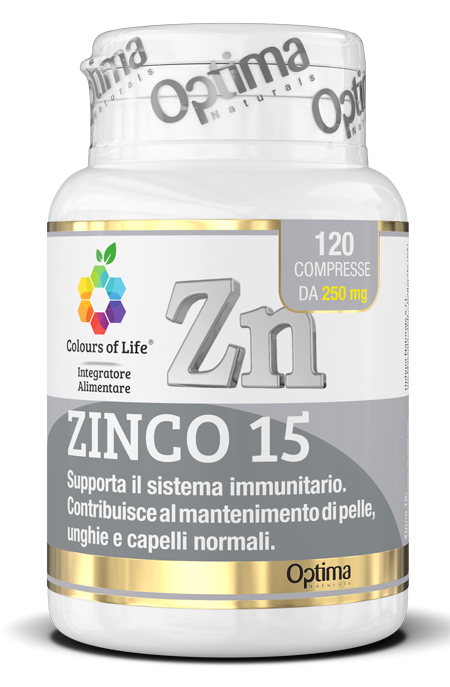 COLOURS OF LIFE ZINCO 15 120 COMPRESSE - FarmaLucia