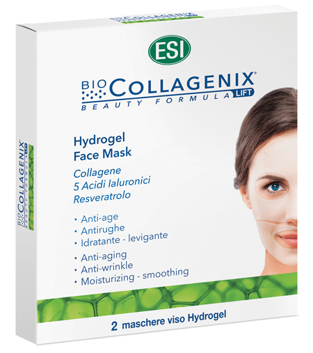 ESI BIOCOLLAGENIX HYDROGEL FACE MASK 2 PEZZI - FarmaLucia