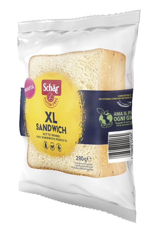 SCHAR XL SANDWICH PANE BIANCO SENZA LATTOSIO 280 G - FarmaLucia